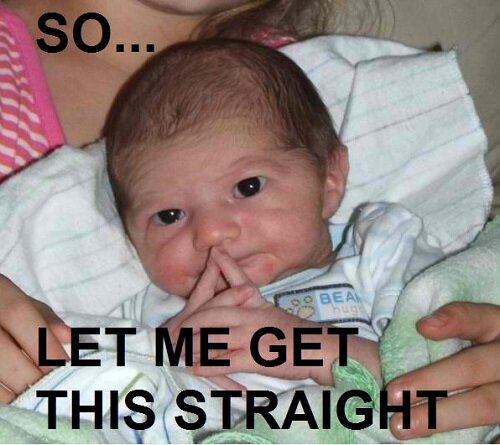 confused baby